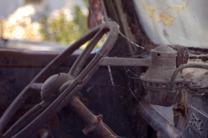 Old Truck Steering Wheel